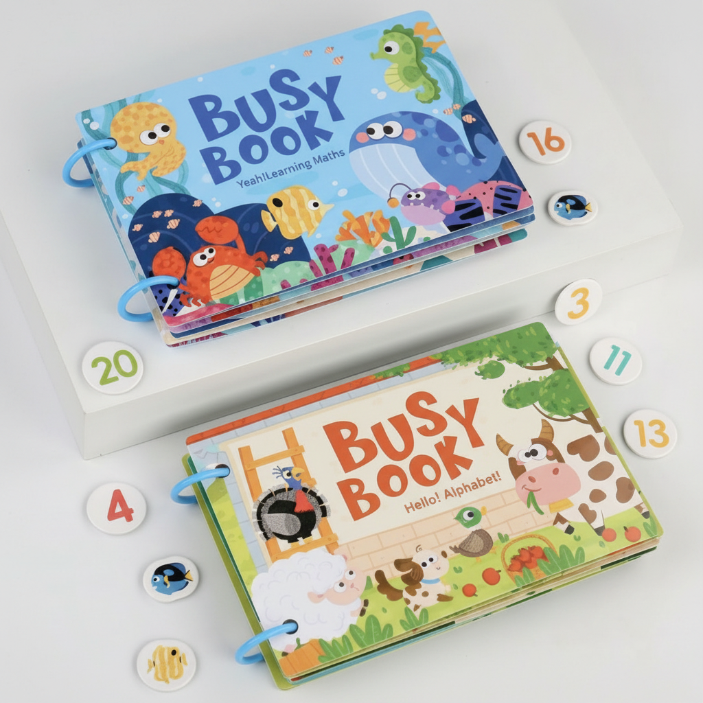 Libro de estimulación "Busy book"
